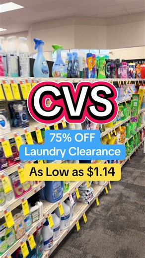 CVS Deals! 75% OFF Laundry Clearance and More! Posted 10/21/26! Clearance prices and availability vary by store/location. #cvs #cvscouponing #cvsdeals #couponcommunity