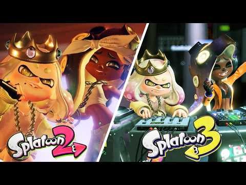 Evolution of - Off the Hook in Splatoon Games (2017-2024)