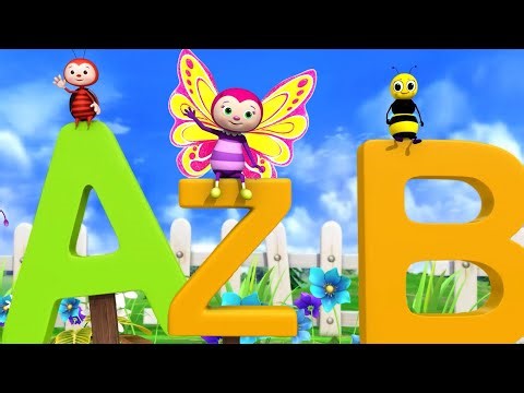 Learn Your ABCs with Butterflies & Bees | Fun Alphabet Song for Kids | 👼Little Baby Bum