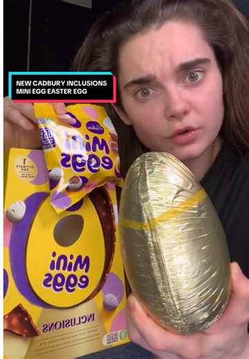 Cadbury Inclusions Mini Egg Easter Egg Overview