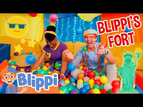 Do You Want The Blippi & Meekah Fort Tour? 🏠 Fun for Kids | Blippi On After School Club