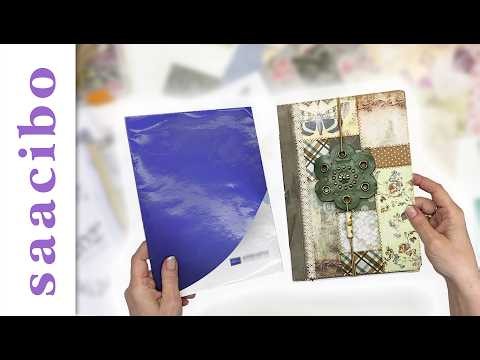 Transforming An Ordinary Folder Into A Notebook Junk Journal