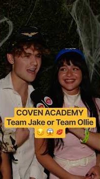 Team Jake or Team Ollie 😏 😱💋 #covenacademy #malachibarton #romance #disneyshows #interview