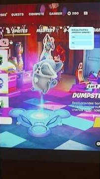 JIMOTHY (sidekick) 🦝 #fortnite #fortnitemares #gaming #rewards
