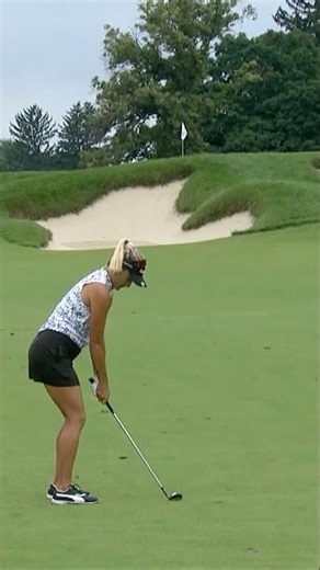 Wait for that killer spin back 😤 Lexi Thompson out here making it look easy #LPGALookback