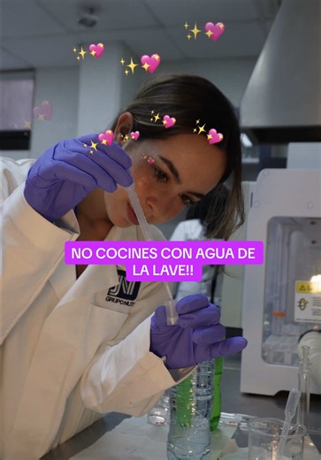 ¡Evita cocinar con agua de la llave!