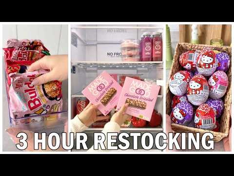 3 Hours of Satisfying Restocking ASMR ✨ | Cleaning, Organizing, Restocking for Relaxation