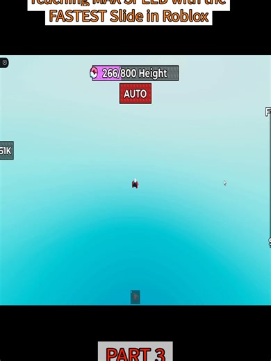 reaching MAX SPEED with the FASTEST Slide in Roblox - PART 3