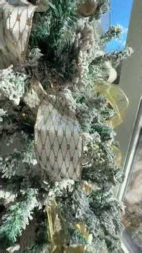 Puleo International 6.5ft Pre-Lit Flocked Pine Pencil Christmas Tree- how this looks up close!