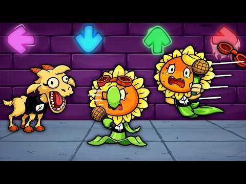 ALL SUNFLOWER GAME OVER Animations | PVZ | Gameplay VS Playground | FNF Character Test