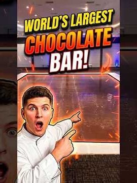 The Largest Chocolate Bar Ever Made 🍫😮(@Nick DiGiovanni/YT)