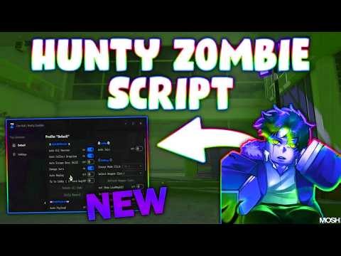 *NEW* Hunty Zombie Script (PASTEBIN 2026) (AUTOFARM , AUTO SKILL, ESP , AUTO COLLECT)