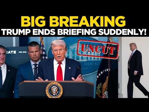Trump LIVE: Trump Abruptly Leaves Briefing Midway | What Happened at the White House? | Big Breaking