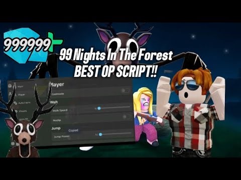 (🔥OP) BEST 99 Nights In The Forest Script - Godmode, Auto Diamonds, Auto Wood, Bring All & More 🚨🎮