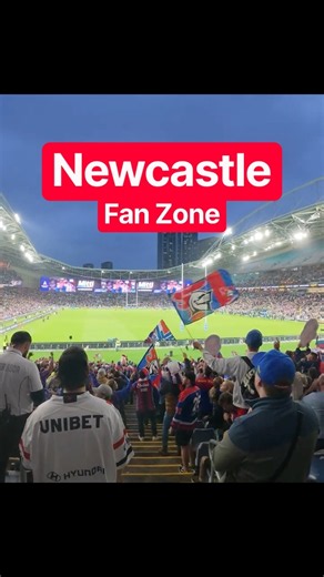 IN THE STADIUM Newcastle Knights make GRAND FINAL #newcastle #newcastleknights #accorstadium @NRL
