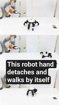 This robot hand detaches and walks by itself