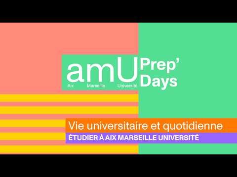 amU Prep'Days 2026 ‒ Capsule vidéo 6 : Vie universitaire et quotidienne