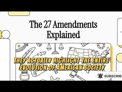 All 27 Amendments of America in Under 7 Minutes