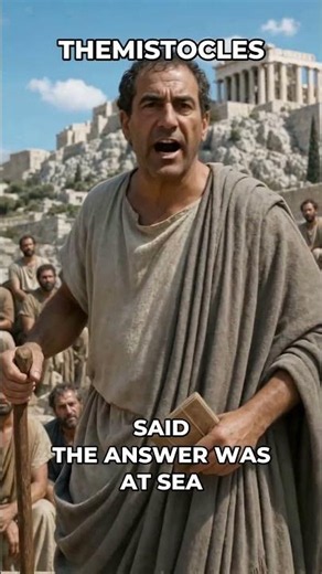 Wooden walls were not walls Themistocles said the answer was at sea The oracle's wooden walls meant