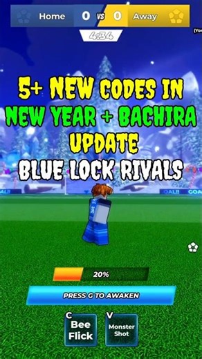ALL WORKING NEW BACHIRA UPDATE CODES FOR BLUE LOCK RIVALS IN JANUARY 2026 | ROBLOX BLR CODES