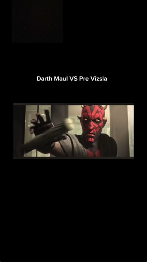 Clone Wars/ Darth Maul VS Pre Vizsla #starwars