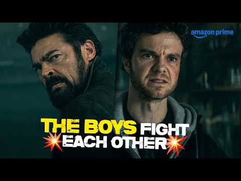 The Boys fight each other 🔥| Karl Urban, Jack Quaid | The Boys Final Season #trending