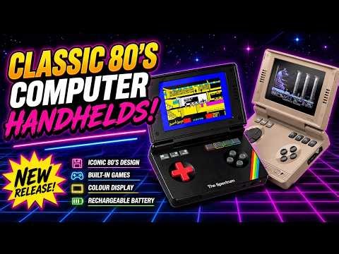 C64 & ZX Spectrum Are BACK… As Clamshell Handhelds?!
