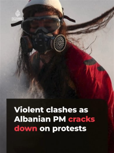 Protesters in Albania have fought running battles with police, on a 12th day of anti-government protests. Police in the capital, Tirana, used water cannon, tear gas and rubber bullets after Prime Minister Edi Rama warned he would take strong action to quell unrest.