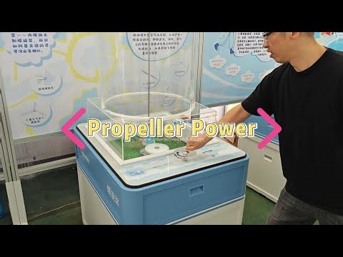 Propeller Power STEM Experiment Device| Explore Air Thrust & Bernoulli's Law via Aviation Demo