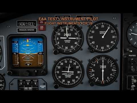 FAA TEST - INSTRUMENT PILOT - FLIGHT INSTRUMENTS Q4479, Q4911, Q4912, Q4913, Q4922 (4-26)