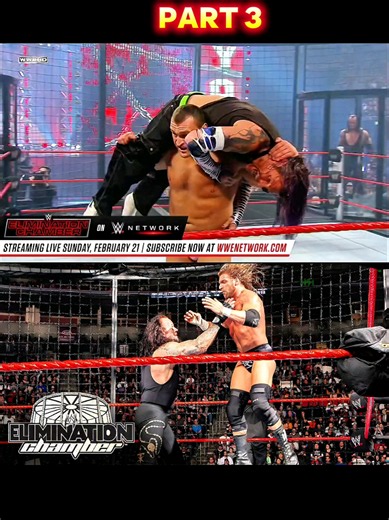 WWE Championship Elimination Chamber Match — Edge vs Triple H vs Undertaker