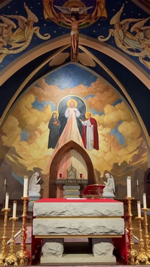 Visiting ANOTHER Divine Mercy Church! #shorts