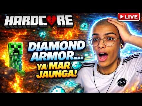 Minecraft Hardcore LIVE 🔥Diamond Armor Mission 💎#shorts #minecraft