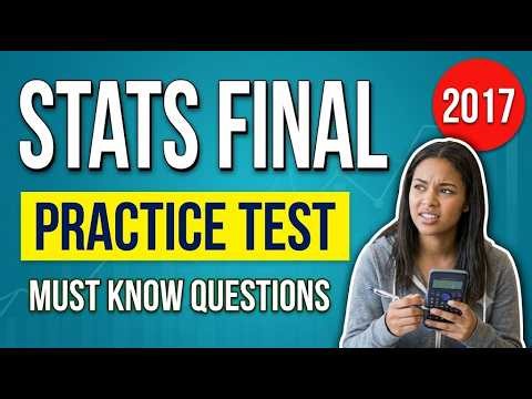 Pass Your 2026 Statistics Final Exam: Complete Practice Review & Problem Walkthrough Guide