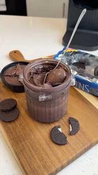 Chocolate Oreo protein ice cream