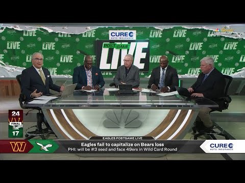 Eagles lose to Commanders and fail to capitalize on Bears loss | Eagles Postgame Live