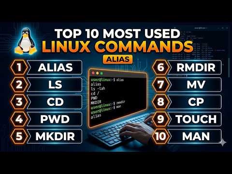 Top 10 Most Useful Linux Commands #linuxbasics #linuxcommandlinetutorial #