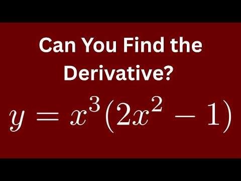 Can You Find the Derivative? Easy Calculus If You Do It Right