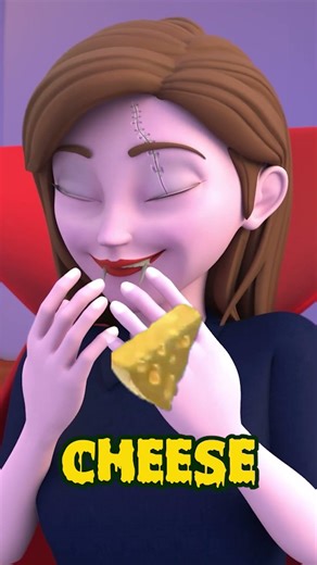 Spooky Mumma Zombie At Dinner #shorts #halloween #meekosfamily #hooplakidz