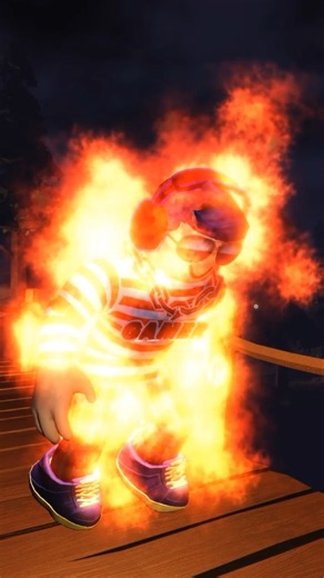 When you are on fire and groundskeeper appears