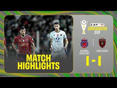 HIGHLIGHTS | Olympic Club Safi 🆚 USM Alger | ملخص مباراة أولمبيك آسفي واتحاد العاصمة في نصف النهائي