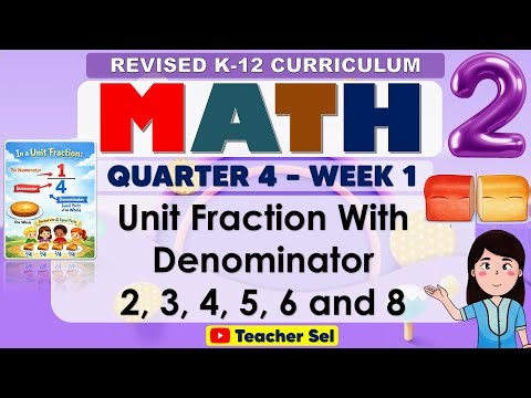 Math 2 Quarter 4 Week 1 Revised K-12 Unit Fraction With Denominator 2, 3, 4, 5, 6 and 8