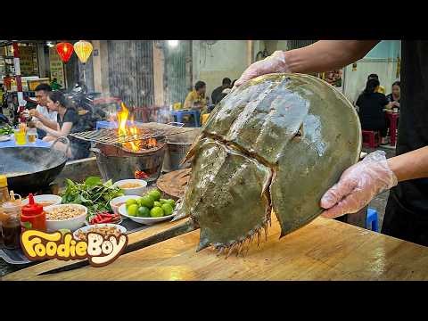 Thailand Seafood Dishes You Rarely See | Horseshoe Crab & Mantis Shrimp