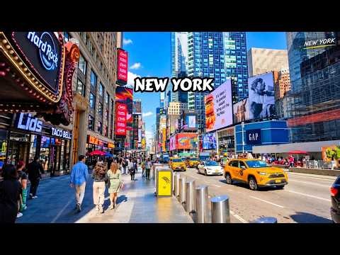 🇺🇸 This Is What Manhattan Looks Like on a Busy Day! 🗽 Broadway NYC Walking Tour | 4K