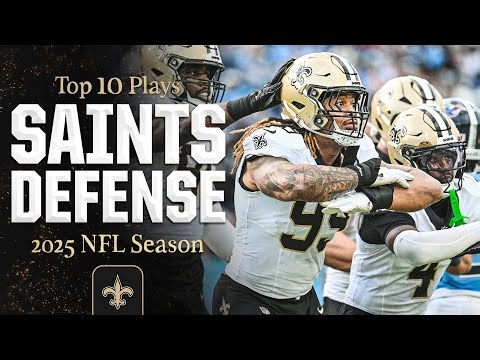 2025 Top 10 Plays | Saints Defense