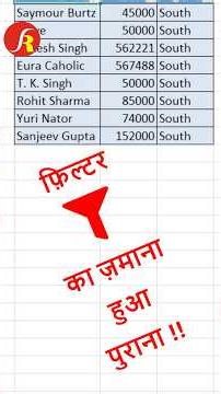 Use of Slicer in Excel | Excel Tricks | Advanced Excel | #shorts #youtubeshorts #trending #excel