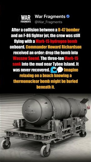 The Lost Hydrogen Bomb: Tybee Island's Buried Secret Unveiled