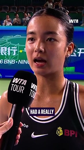 Alex Eala powers through in Ningbo 💪 #NingboOpen