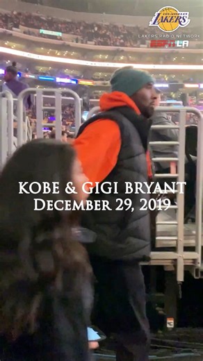 Six years ago, Kobe Bryant and Gigi Bryant watched their final Los Angeles Lakers game at Staples Center | ESPN Los Angeles