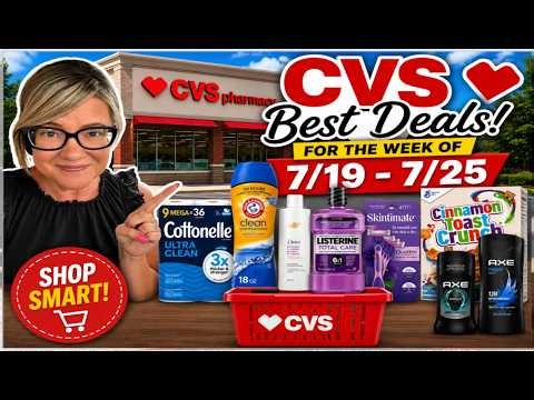 CVS BEST DEALS (7/19 - 7/25) | LOTS OF CHEAP DEALS!